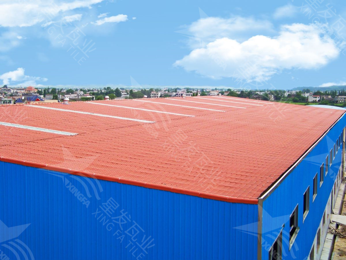 新型材料1050砖红色asa树脂瓦 盖厂房用仿古瓦 防腐防火耐候塑料瓦 海口pvc合成树脂瓦生产厂家